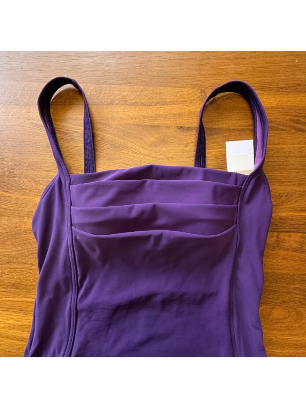 CALVIN KLEIN Tankini Swimsuit Set Womens 12 NEW Purple Two Piece Tank Bikini NWT - Picture 4 of 14